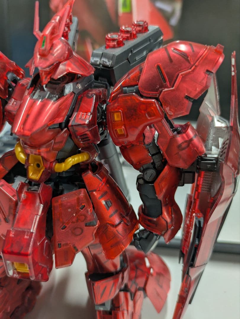 RG サザビー　塗装品　メカニカルコアメッキ風