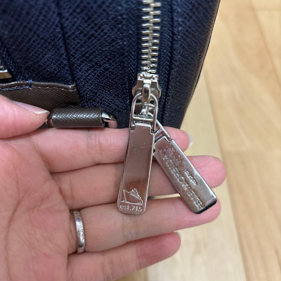 Pellemorbidaビジネスバッグ　紺