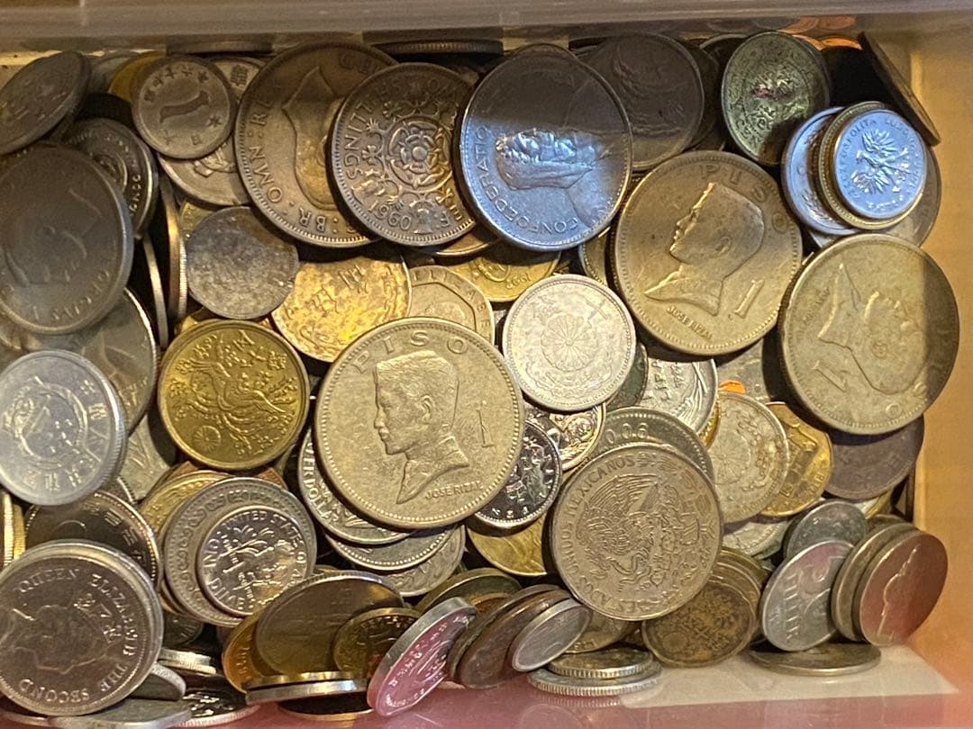 サ*ウ様 外国古銭　まとめ売り　約5キロ