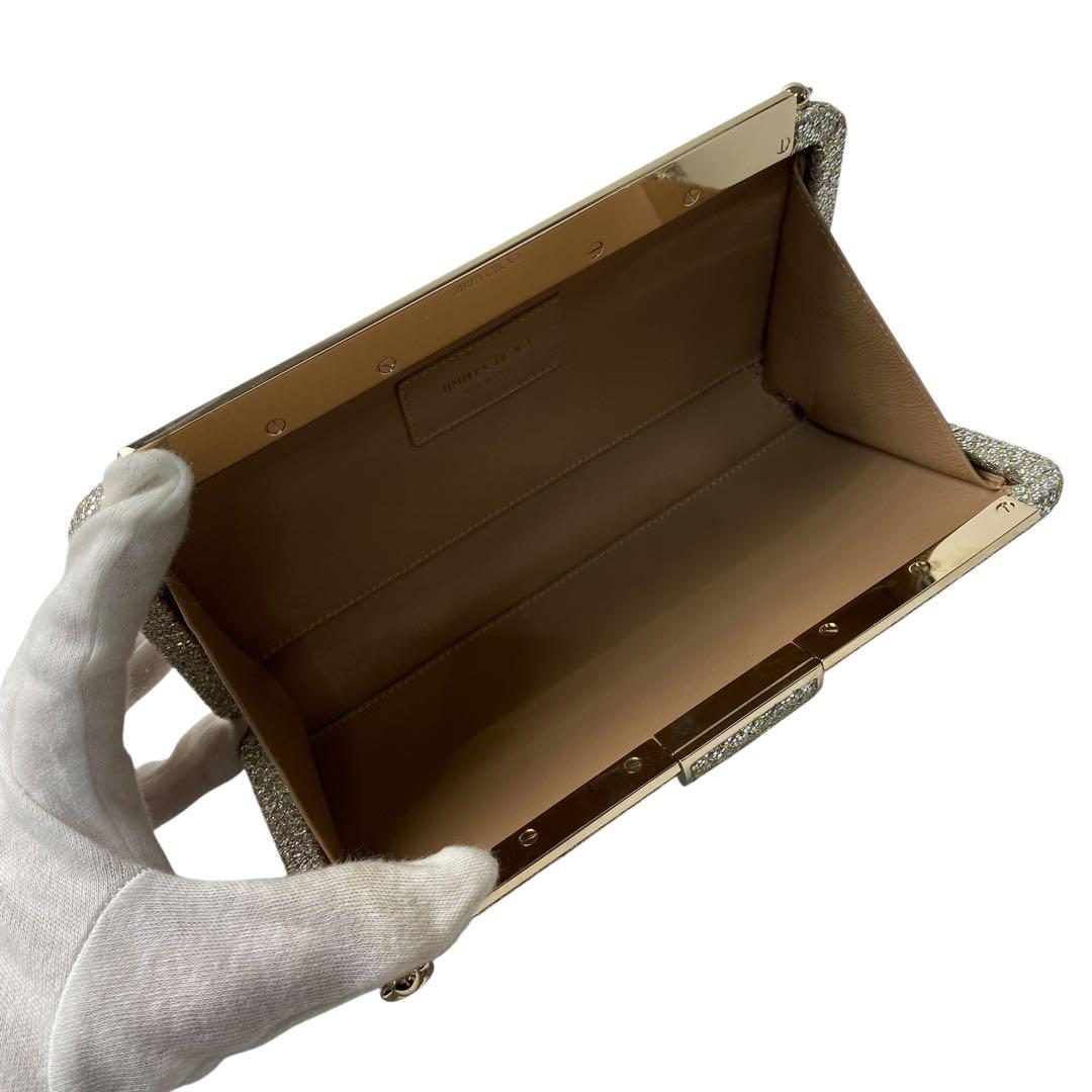 美品 ジミーチュウ JIMMY CHOO パーティバッグ ショルダーバッグ.