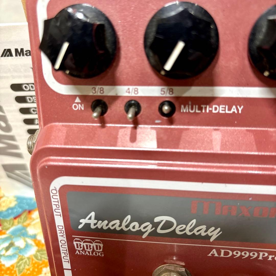 Maxon AD999Pro 90年代日本製ビンテージ箱、取説、アダプター付き