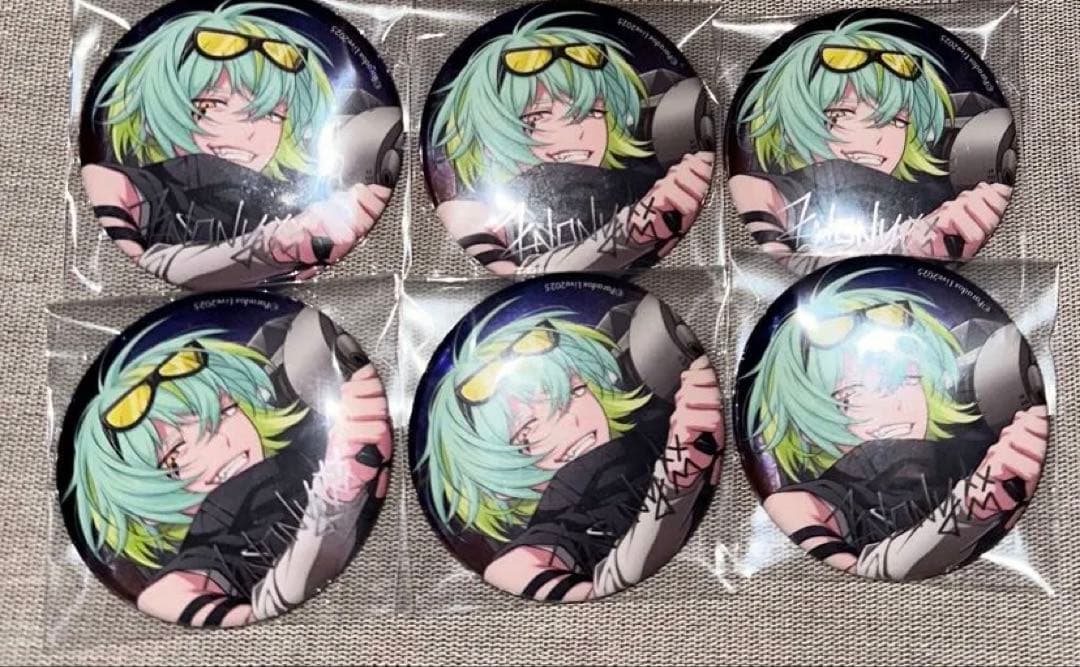 paradox live パラライ 御子柴賢太 缶バッジ プロフィールカード