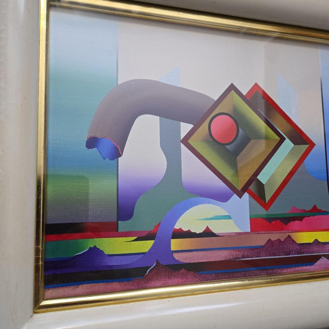 1986年 宙シリーズ アクリル抽象画 植田ひろみ