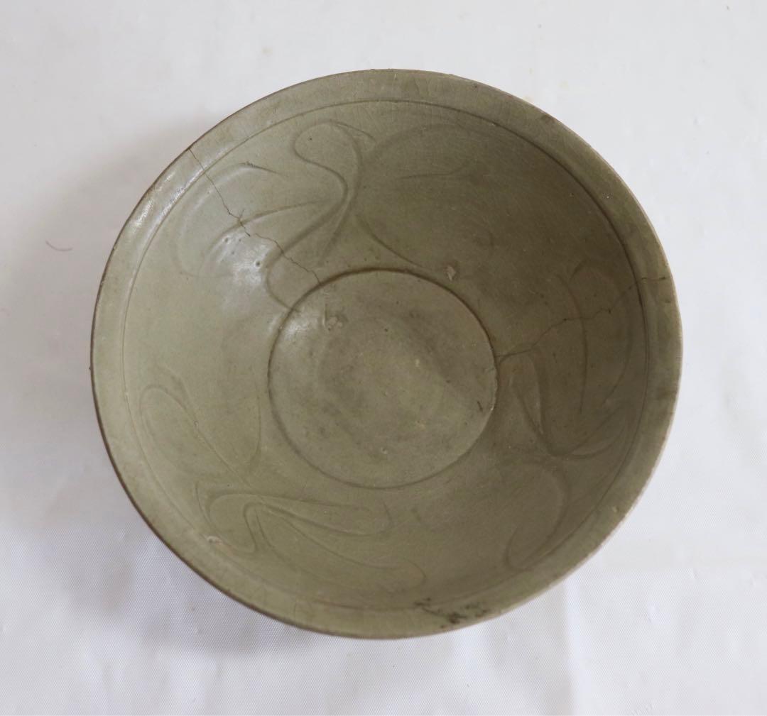 サ 中国 青磁茶碗 訳あり 送料込み0329