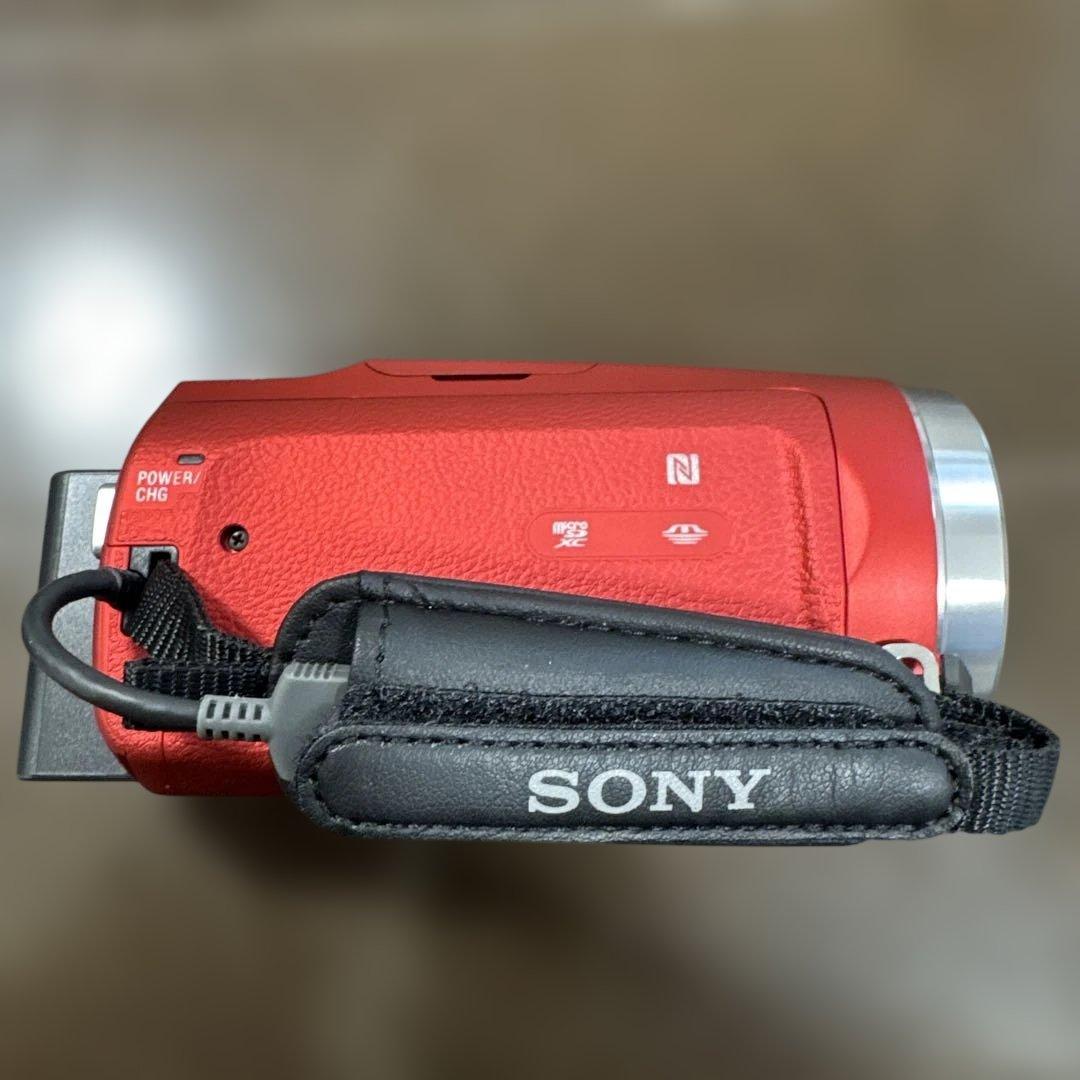 SONY HDR-CX680 ビデオカメラ レッド ハンディカム 動作確認済み