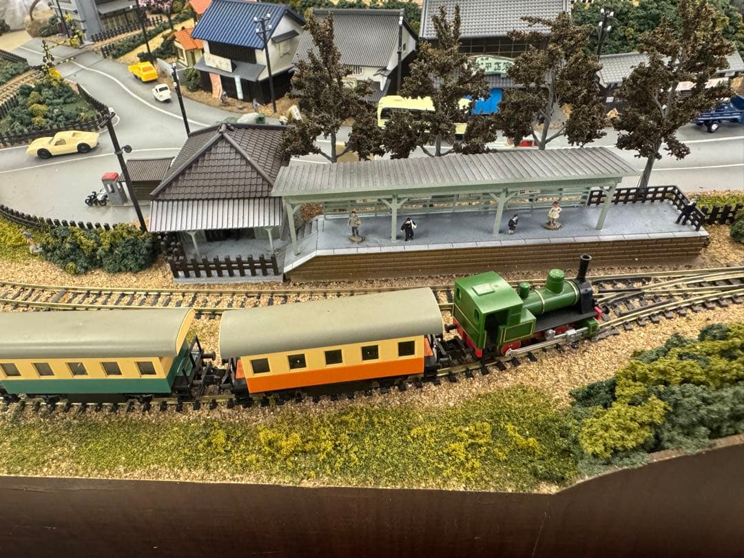 引き取り ジオラマ◇昭和ふるさと鉄道◇完成版鉄道風景模型 東京書芸館