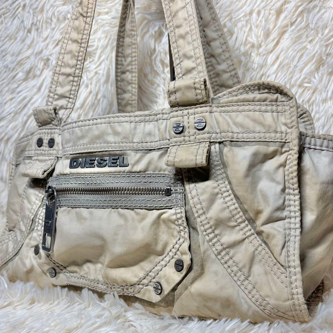 DIESEL archive l logo ショルダーバッグ Y2K