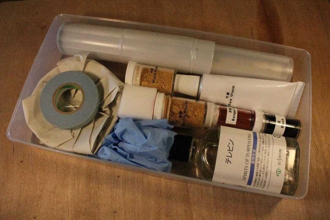 【京漆器職人監修】やさしい金継ぎセット ※食器対応 (「竹」・リュータセット)