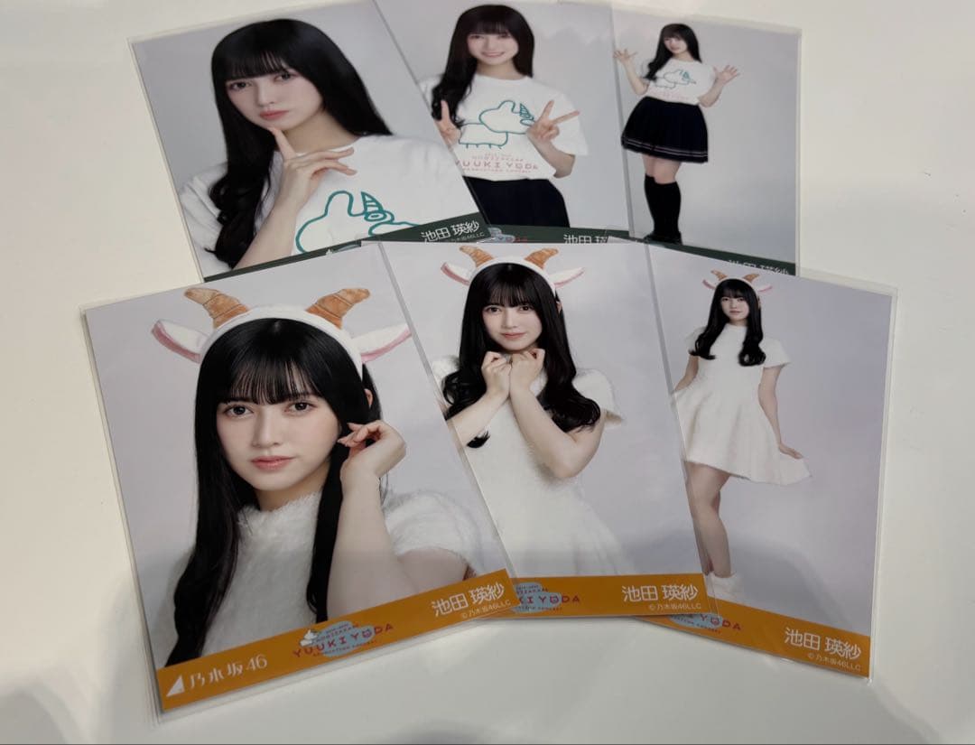 乃木坂46 生写真 池田瑛紗 与田祐希卒コンT ごんぞうカチューシャ
