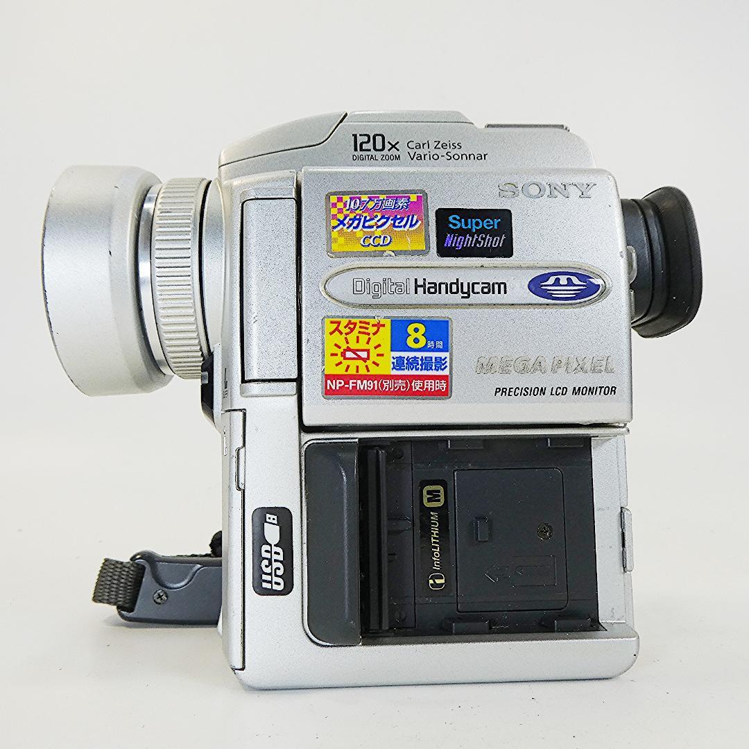 動作品 ソニーDCR-PC110 MiniDV ビデオカメラ DVDダビングに