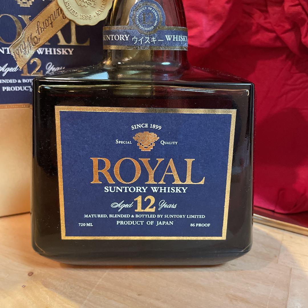 未開栓サントリーローヤル プレミアム12年 ブルーラベル」
