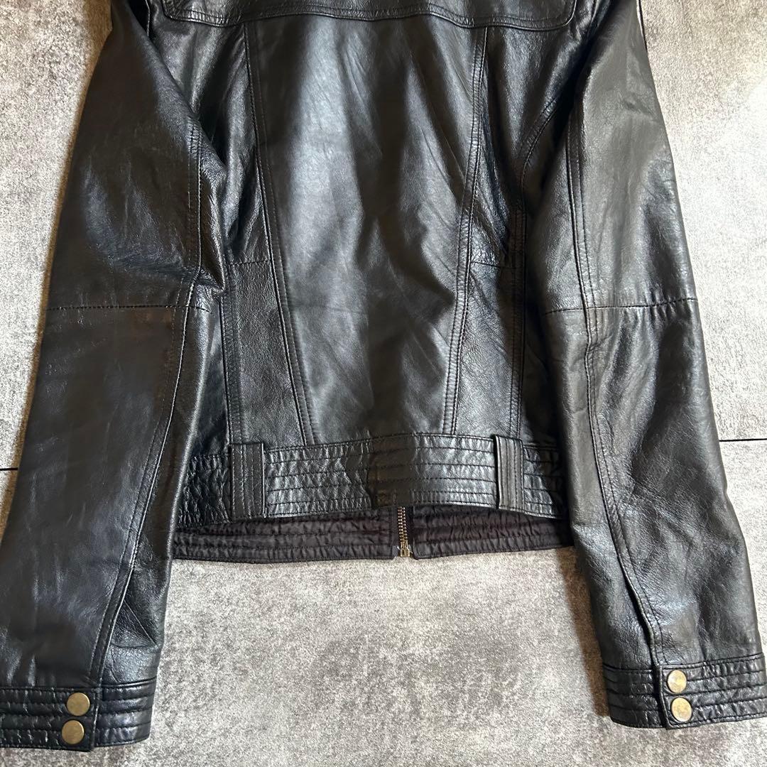 通販ファッション - archive grunge leather jacket y2k black R114660158