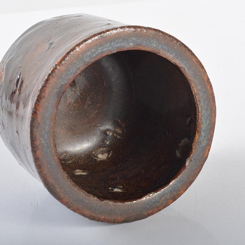 teru 茶道具　瀬戸焼　古瀬戸　香炉　銀火屋　時代箱　M　R4280