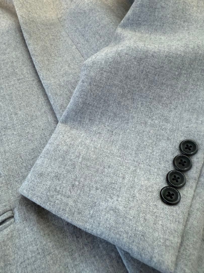 正月特価 EPOCA UOMOライトグレー スタンドカラーコート　エポカウォモ