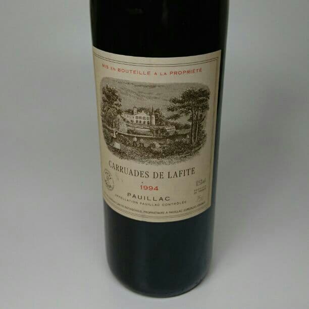 希少】ワイン カリュアド ド ラフィット・ロートシルト 1994