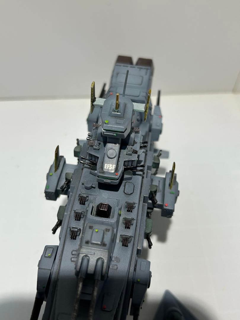 ガンプラ　模型　組立済　 1/1200 マゼラン　完成品　全塗装　旧