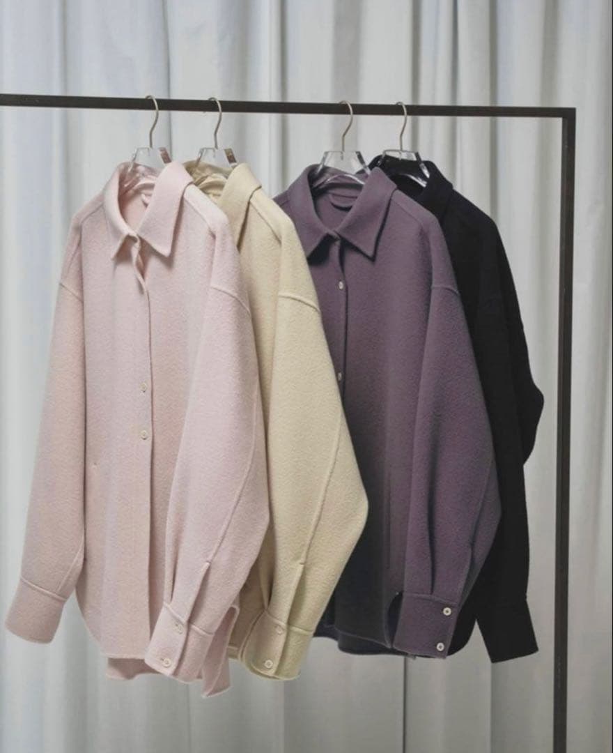 新品タグ付き】todayful Wool Shirts Jacket セージ