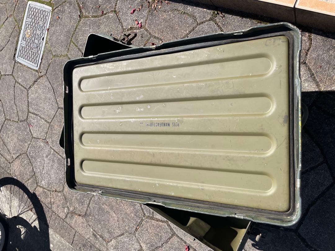 アルミコンテナ　米軍？　ヴィンテージ　アメリカ