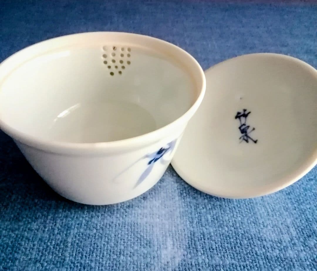 煎茶道具 京焼宝瓶急須 木箱付