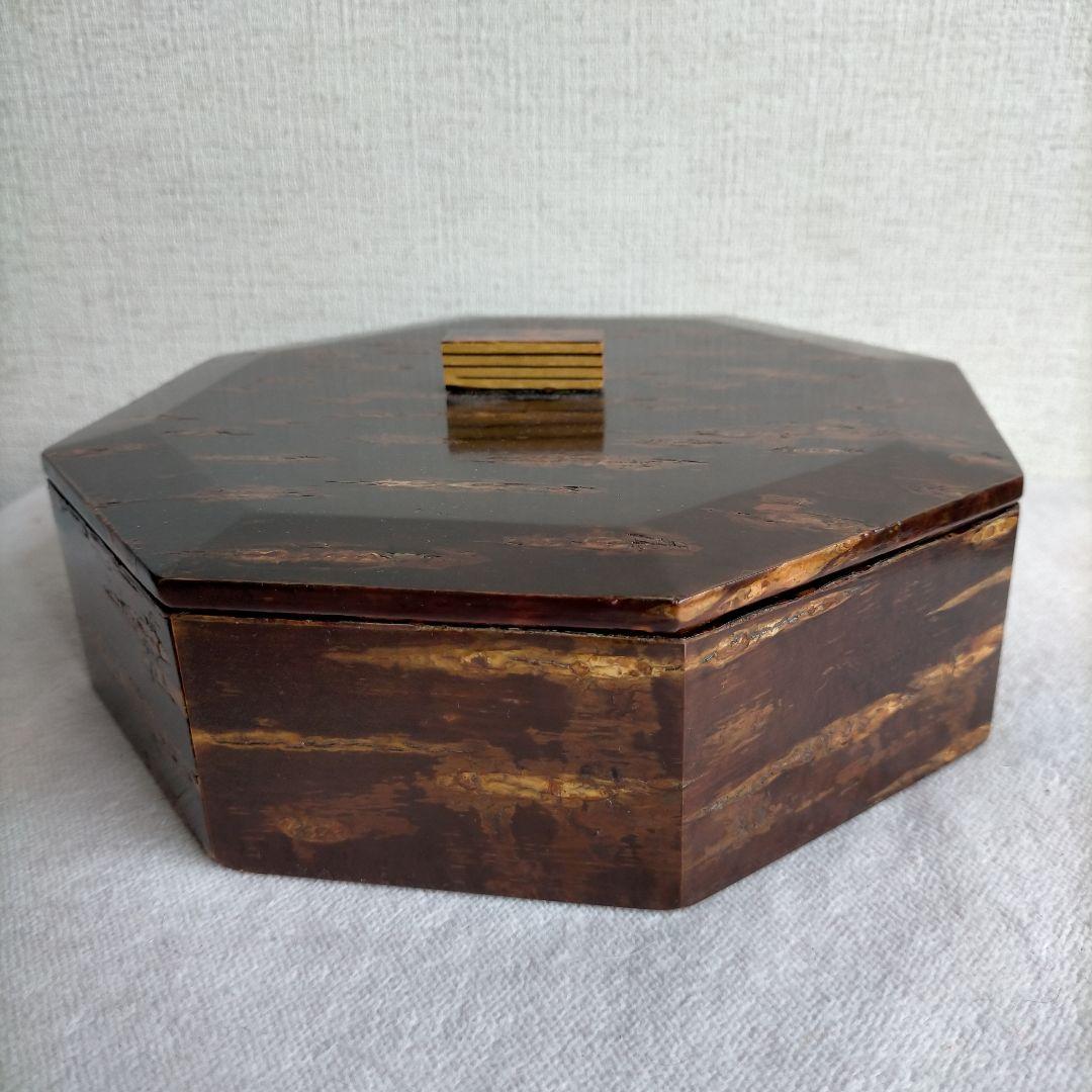 角館の桜皮細工　八角形重箱　KS-50