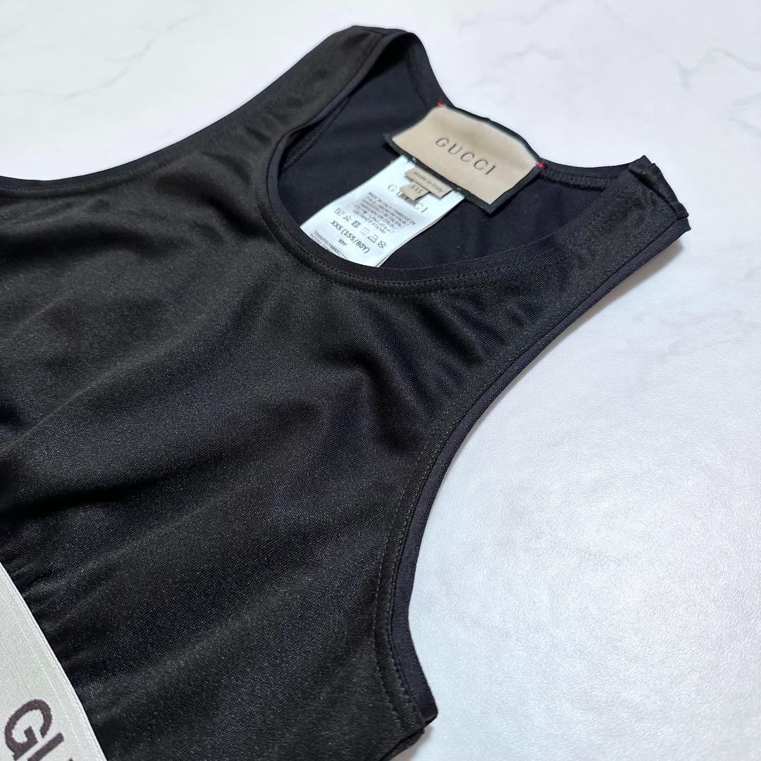現行タグ✨グッチ × ザノースフェイス スポブラ タンクトップ 黒 XXS