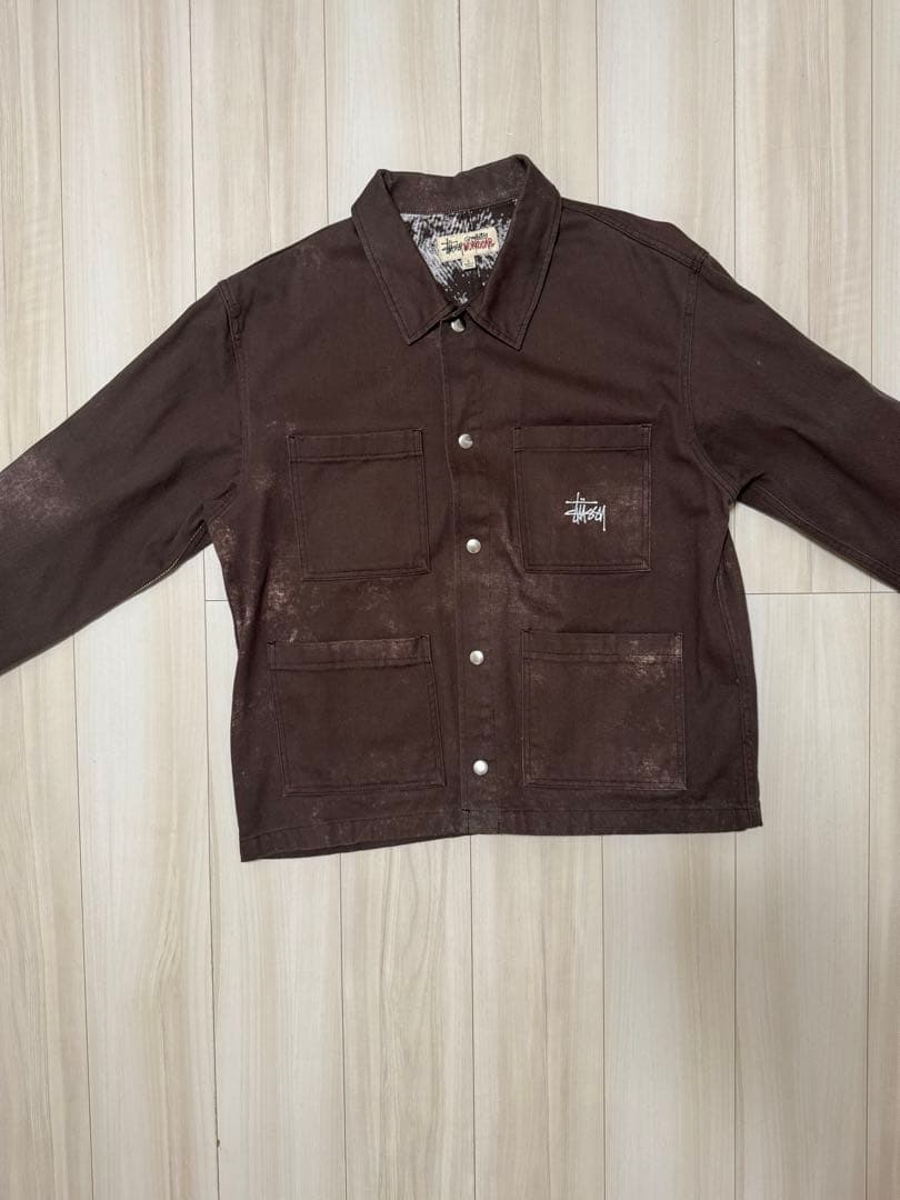 ストゥーシー ジャケット ブラウン