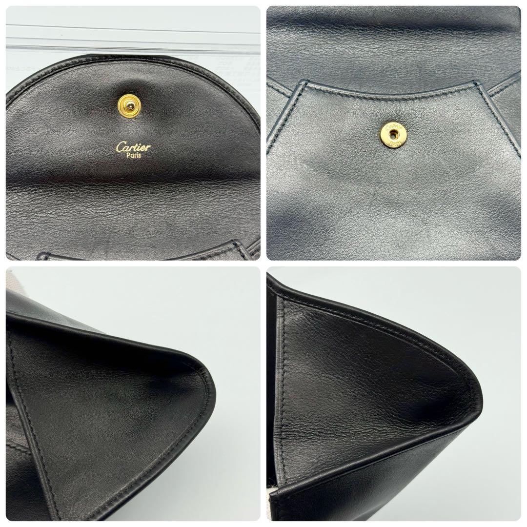 ✨美品✨Cartier パンテール ケース 男女兼用 ゴールド金具 レザー