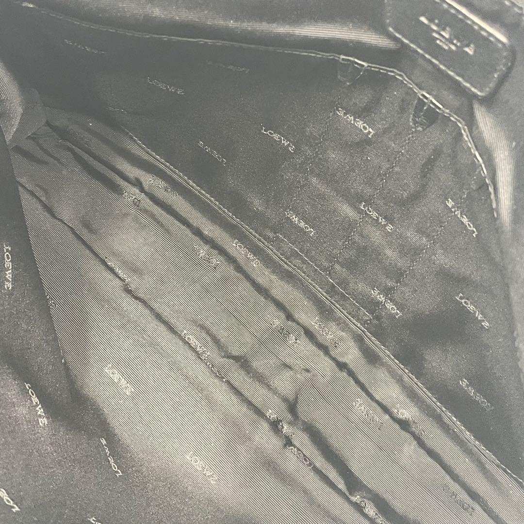 ロエベ LOEWE トレド ビジネスバッグ ブリーフケース オールレザー 黒