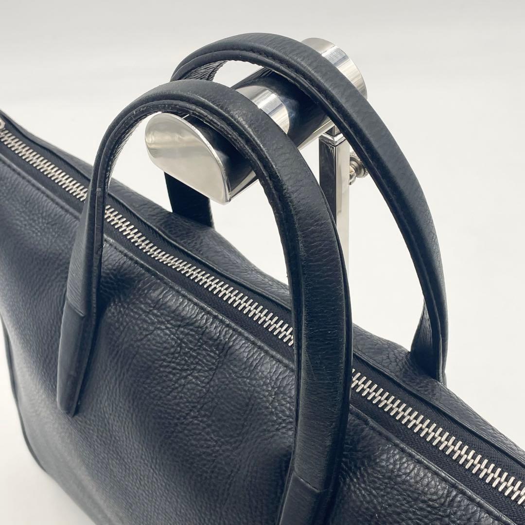 ロエベ LOEWE トレド ビジネスバッグ ブリーフケース オールレザー 黒