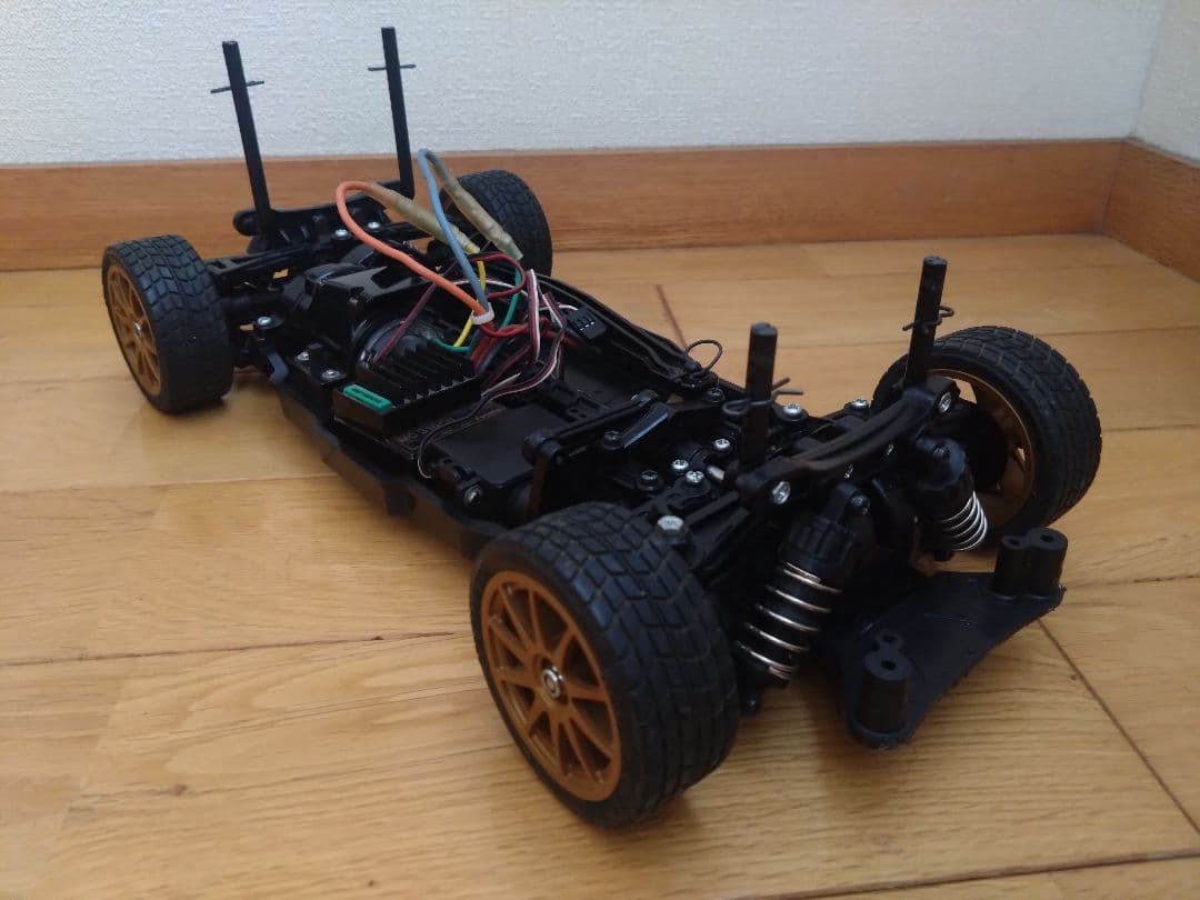 値下げ!　タミヤ　TT02　シャーシ　インプレッサ　WRC　ボディ　メカ　セット