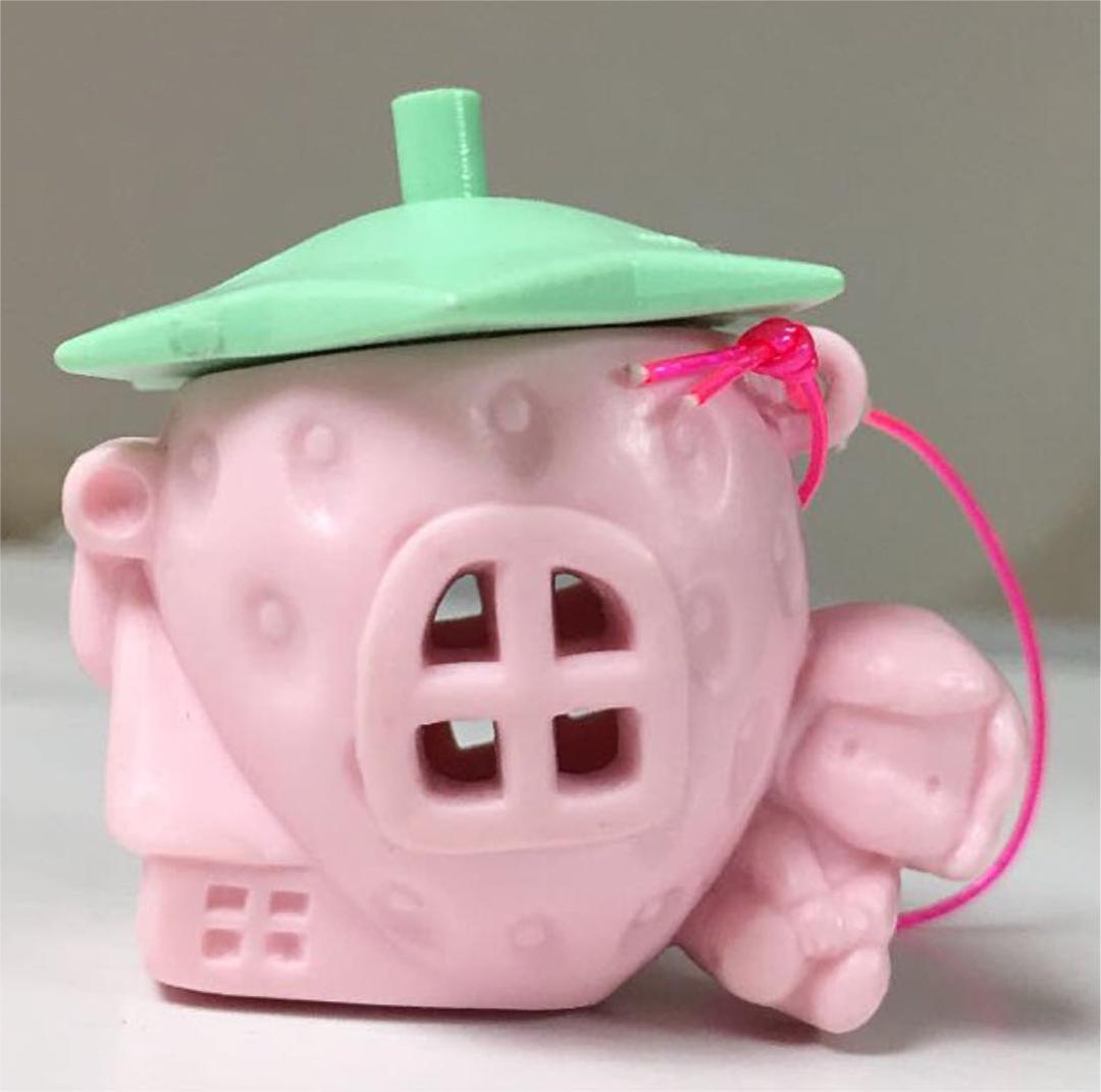 サンリオ ♡ いちごのお家 ♡イチゴ ボタンノーズ ♬ ミニ マスコット