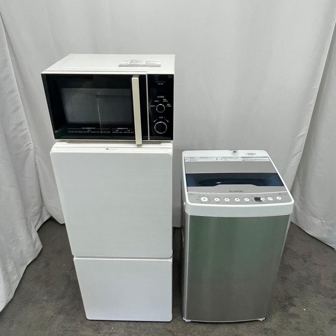 配送設置可能✨家電3点セット✨高年式✨洗濯機✨冷蔵庫✨電子レンジ✨