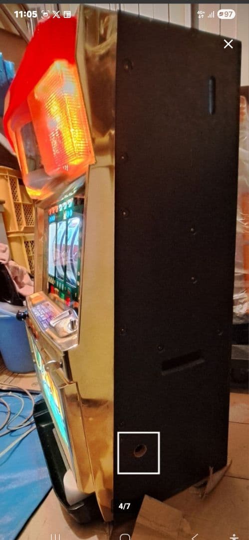 エレコ パチスロ 実機 イーカップ コイン不要機付 レア レトロ