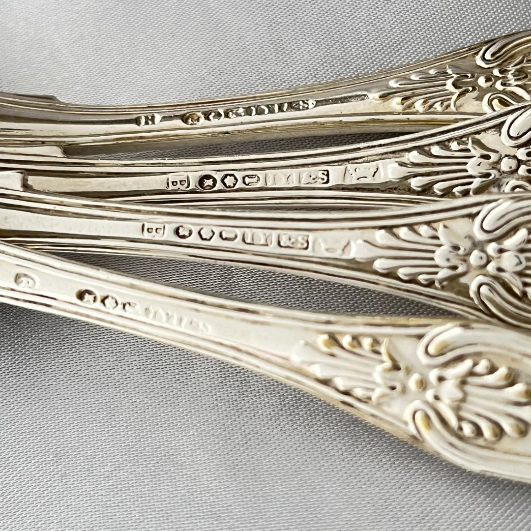 【英国】 コンディメント / ポーション/ マスタード スプーン 4本組