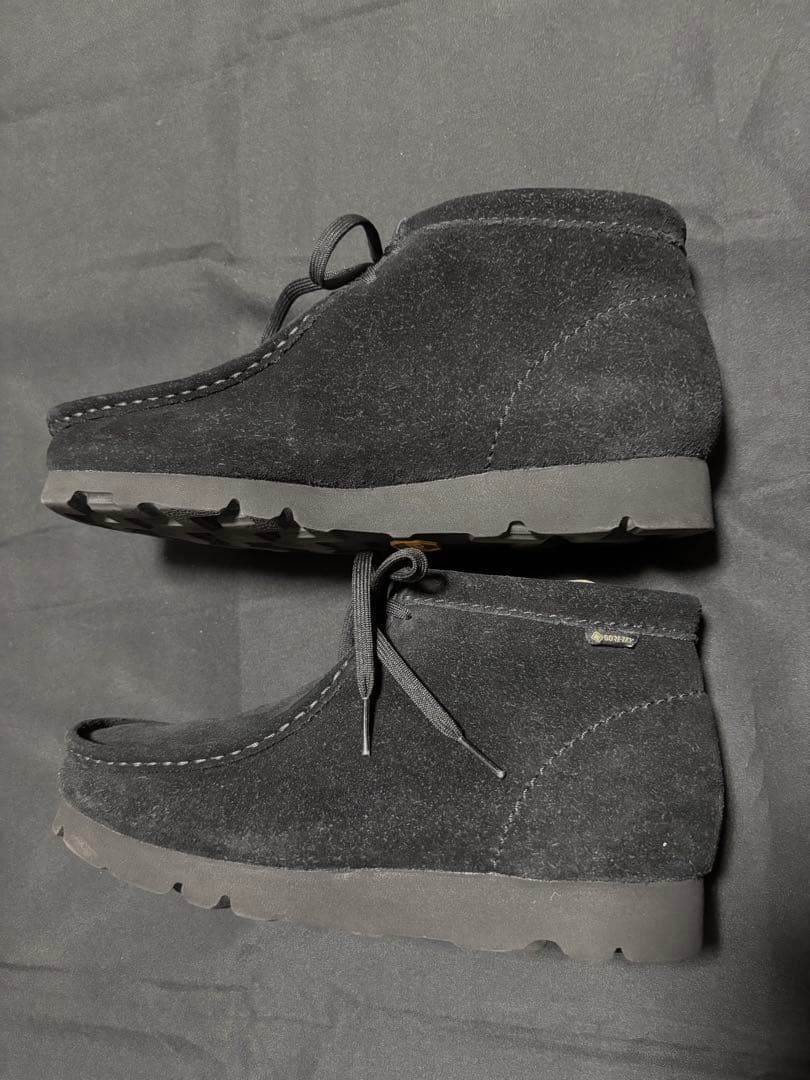 CLARKS Wallabee ゴアテックス ブラック