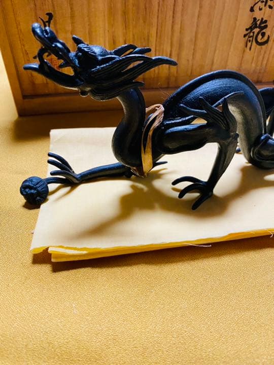 須賀月真作 鋳銅 万年竹