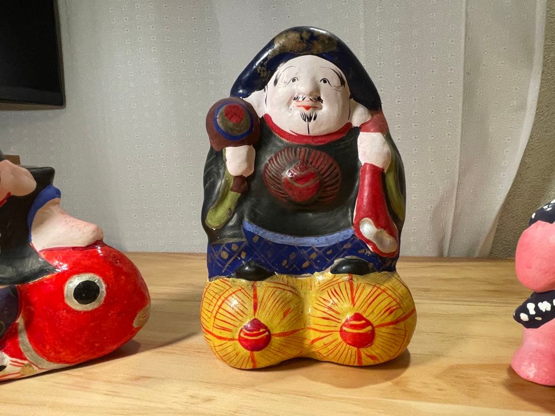 中野人形 福助 奈良久雄 土人形 郷土玩具 (10/10本日迄) Yahoo