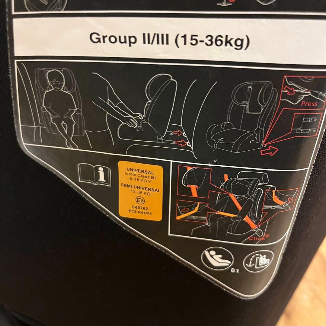 【美品】 アイリスプラザ チャイルド&ジュニアシートISOFIX