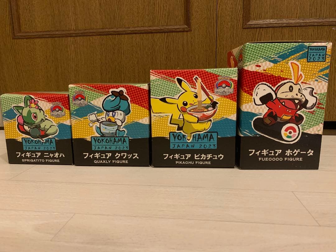 横浜限定WCS2023ポケモンワールドチャンピオンシップス フィギュア4種