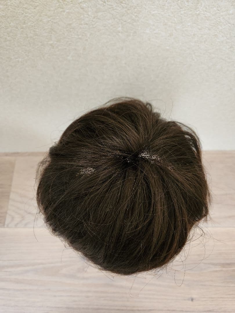 女性用フルウィッグ ショートシャポード 医療用 人毛アクアドールヘアケアセット付