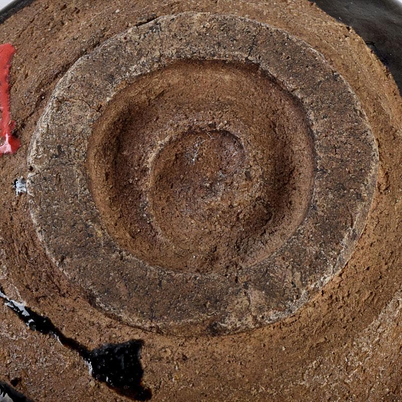 茶道具 大徳寺宙宝和尚在判 黒楽茶碗 時代箱 V 9264