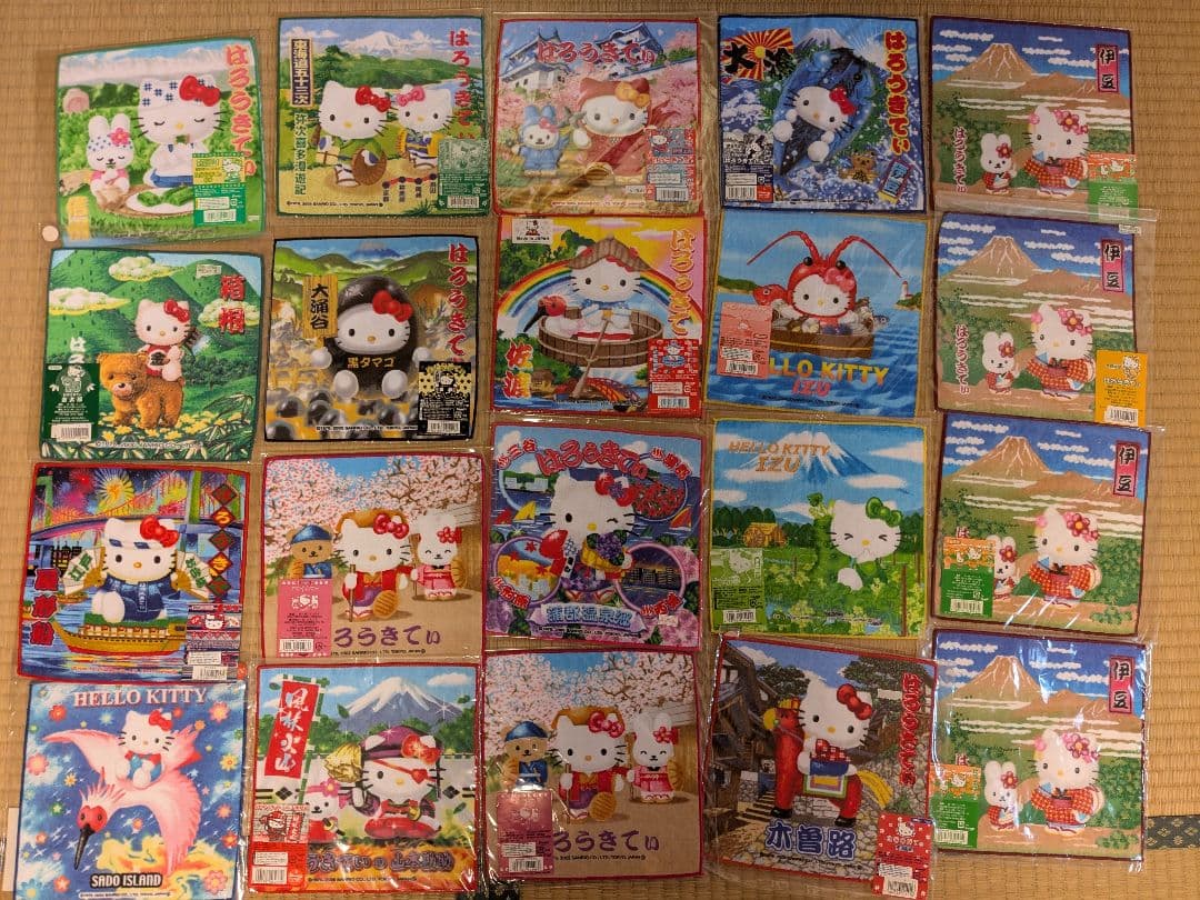 ご当地キティ　ナースキティ　ミニタオル 　企業コラボ　JRA　献血　大量約376