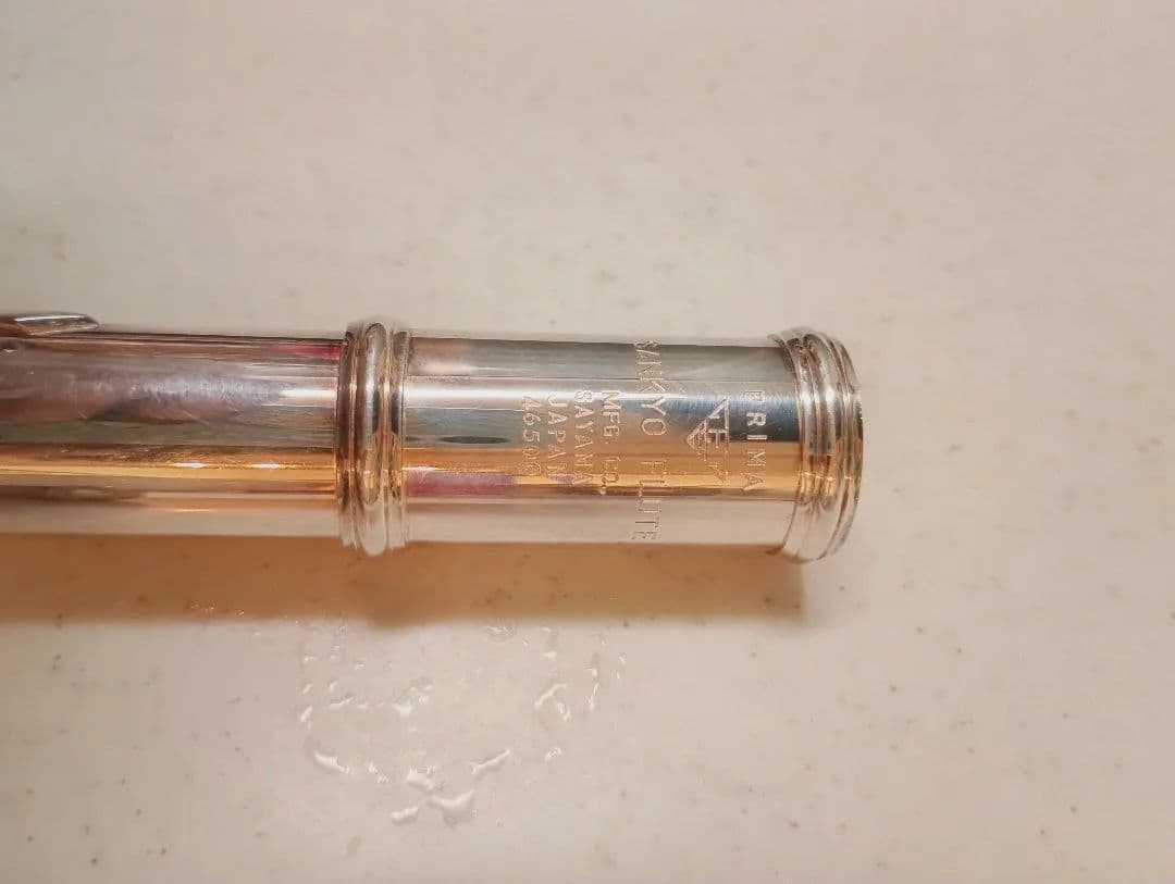 サンキョー　フルート　ハンドメイド　総銀