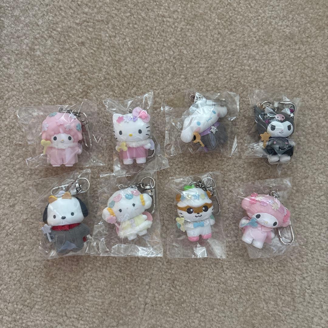 サンリオ ちびっとも シークレットキーホルダー 天使と小悪魔 コンプリート