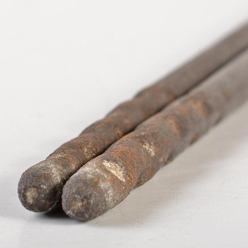 茶道具 香玉堂 鉄張本象嵌 松葉文 火箸 共箱 C R7228 - メルカリ