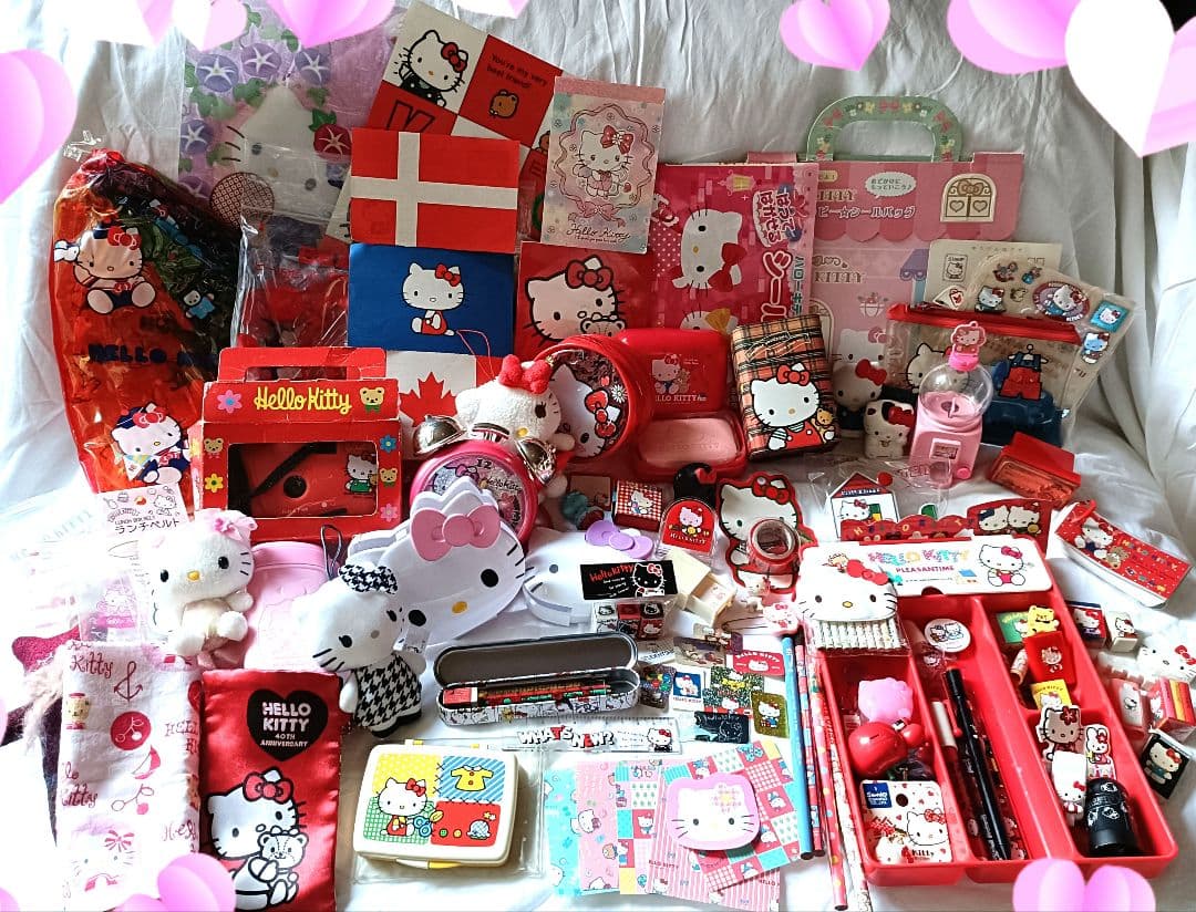 ハローキティ　年代物　セット SAMRIO サンリオ旧ロゴ ハローキティ玩具 キティちゃんのおままごと