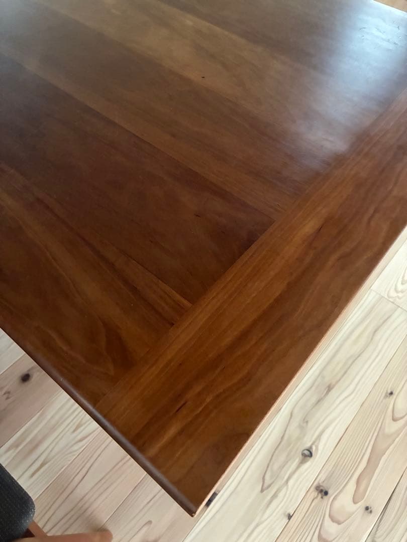 ＊リョウ＊　宮崎椅子製作所 MMテーブル ブラックチェリー 無垢材