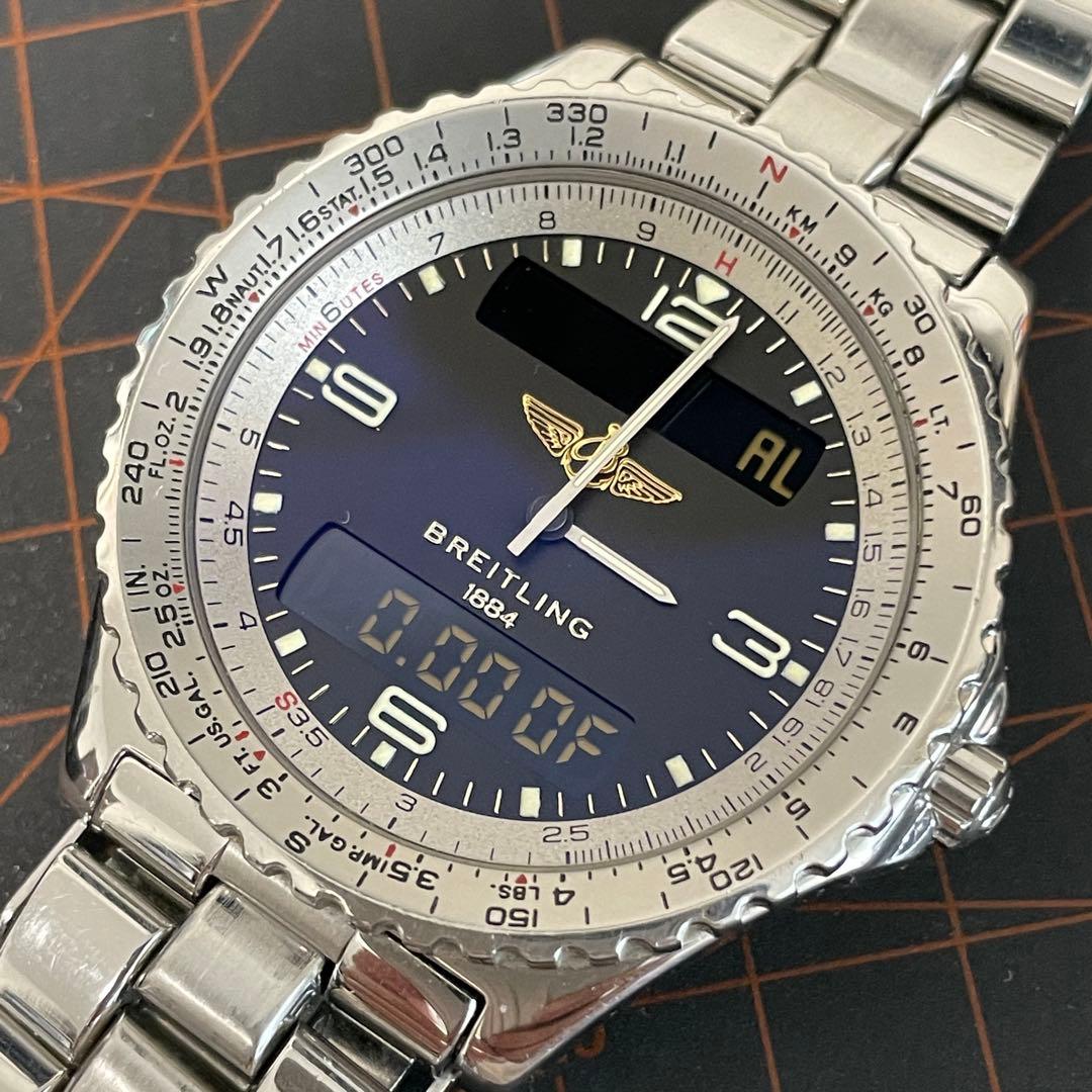 激レア 90年代ヴィンテージ BREITLING クロノスペース