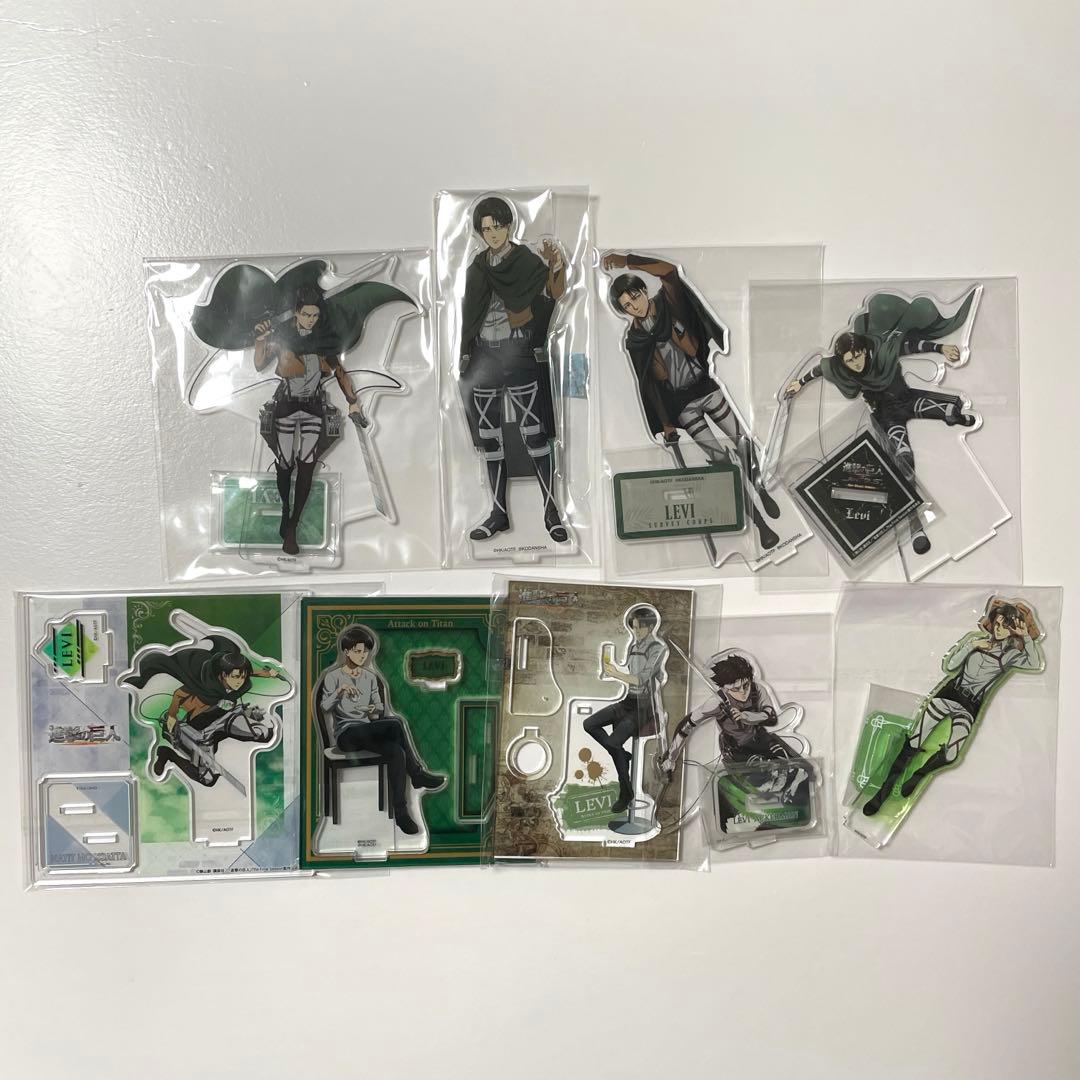 進撃の巨人 リヴァイ アクスタまとめ売り 進撃の巨人 リヴァイ まとめ