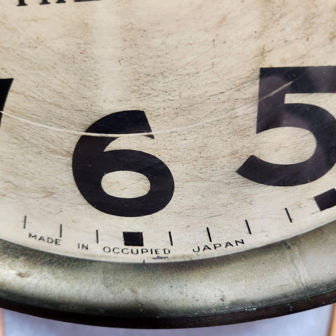 【ジャンク】掛け時計　ゼンマイ式　HIBINO